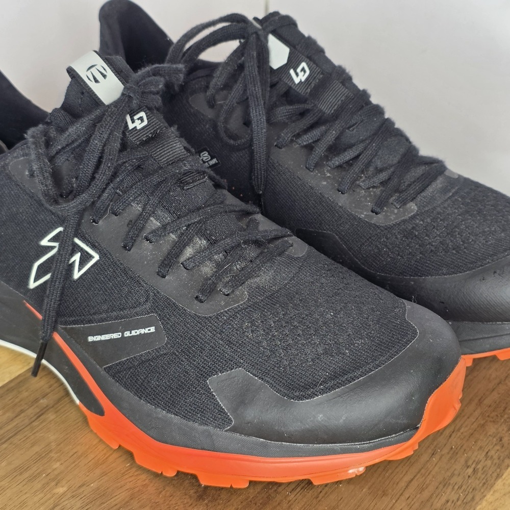 TECNICA TRAIL RUNNING SHOES ORIGIN LT BLACK/LAVA FOR MEN‎ Sz 10.5 Athletic